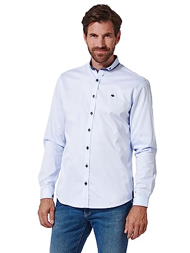 engbers Herren Langarm-Hemd Uni, 35331, Hellblau in Größe XXL von engbers