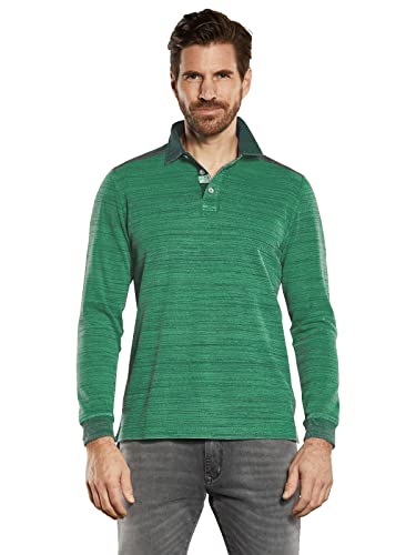 engbers Herren Herren Langarm-Shirt mit Polokragen, 34331, 34331, Grasgrün in Größe 4XL von engbers