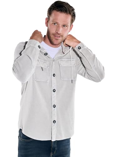 engbers Herren Herren Overshirt Regular, Silbergrau, 37299, Silbergrau in Größe XXL von engbers
