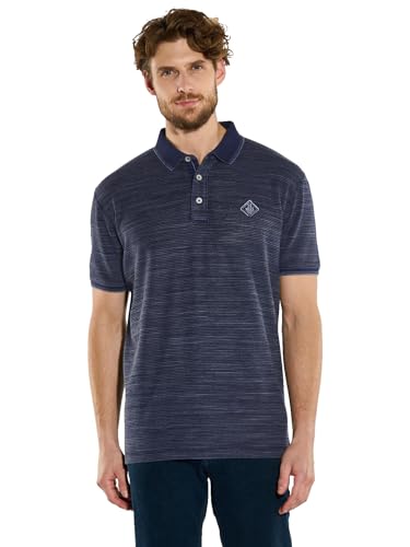 engbers Herren Herren Polo-Shirt Gemustert, 36187, 36187, Saphirblau in Größe XXL von engbers