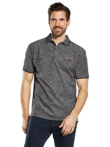 engbers Herren Herren Polo-Shirt strukturiert, 34531, 34531, Dunkelgrau in Größe XXL von engbers