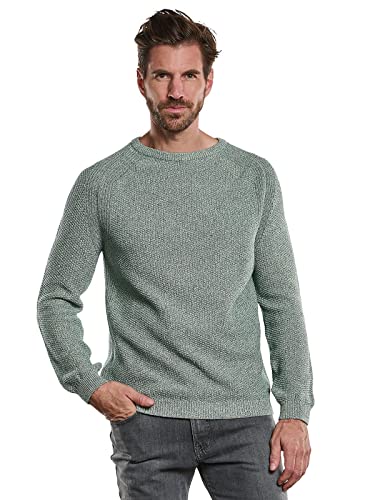 engbers Herren Herren Pullover meliert, 34132, 34132, Hellgrün in Größe 5XL von engbers