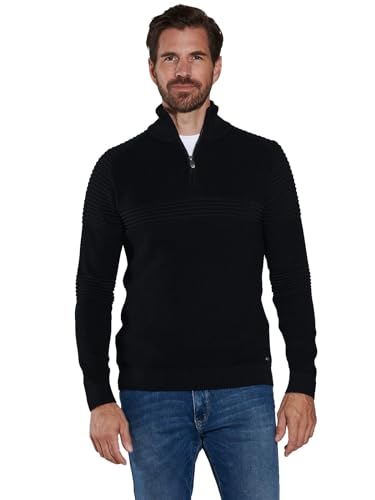 engbers Herren Herren Pullover mit Stehkragen, 36090, 36090, Schwarz in Größe XL von engbers