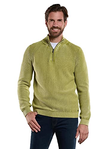 engbers Herren Herren Pullover mit Troyerkragen, 34139, 34139, Blassgrün in Größe 3XL von engbers