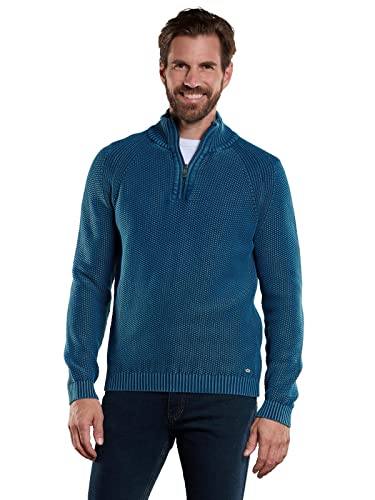 engbers Herren Herren Pullover mit Troyerkragen, 34140, 34140, Petrolblau in Größe 3XL von engbers