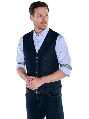 engbers Herren Sakko-Weste Regular, 37262, Saphirblau in Größe 58 von engbers