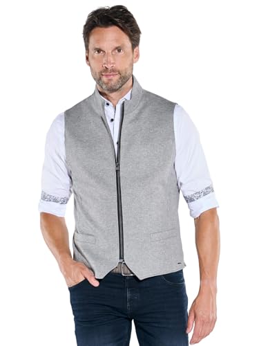 engbers Herren Herren Sakko-Weste aus elastischem Warenmaterial, Silbergrau, 39096, Silbergrau in Größe 58 von engbers