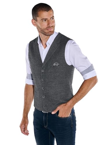 engbers Herren Sakko-Weste Regular, 37546, Anthrazit in Größe 62 von engbers