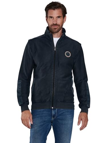 engbers Herren Herren Sweatjacke mit Stehkragen, 36148, 36148, Saphirblau in Größe M von engbers