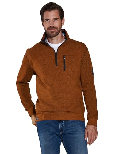 engbers Herren Herren Sweatshirt Regular, 36113, 36113, Dunkelorange in Größe 4XL von engbers