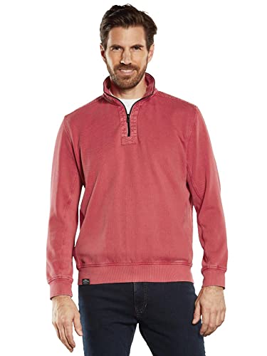 engbers Herren Herren Sweatshirt mit Stehkragen, 34854, 34854, Hellrot in Größe 3XL von engbers