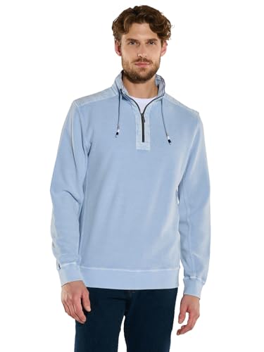 engbers Herren Herren Sweatshirt mit Stehkragen, 36184, 36184, Hellblau in Größe XL von engbers