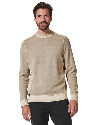 engbers Herren Sweatshirt strukturiert, 35314, Braunbeige in Größe 3XL von engbers