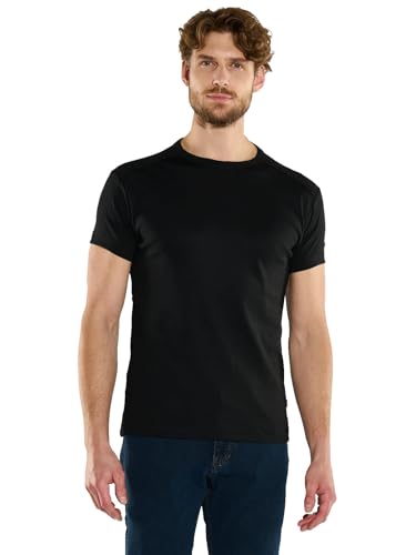 engbers Herren Herren T-Shirt My Favorite Organic, 36297, 36297, Schwarz in Größe 3XL von engbers