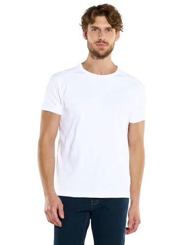 engbers Herren Herren T-Shirt My Favorite Slim fit, 36295, 36295, Reinweiss in Größe 4XL von engbers