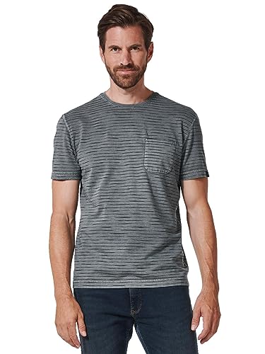 engbers Herren Herren T-Shirt gestreift, 35242, 35242, Kieselgrau in Größe XXL von engbers