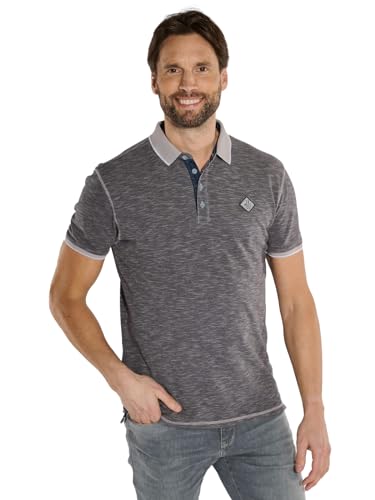 engbers Herren Herren T-Shirt mit Polo-Kragen, 36190, 36190, Silbergrau in Größe XXL von engbers