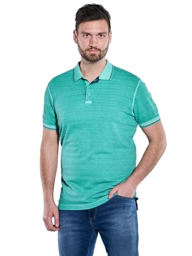 engbers Herren Herren T-Shirt mit Polo-Kragen, 36331, 36331, Petrolgrün in Größe 3XL von engbers