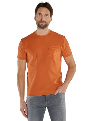 engbers Herren Herren T-Shirt strukturiert, 36828, 36828, Orange in Größe XL von engbers