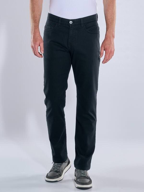 engbers Herren 5-Pocket-Hose regular Blau uni von engbers