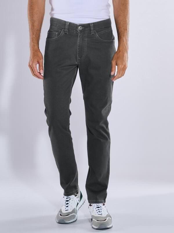 engbers Herren Hose straight Grau regular uni von engbers