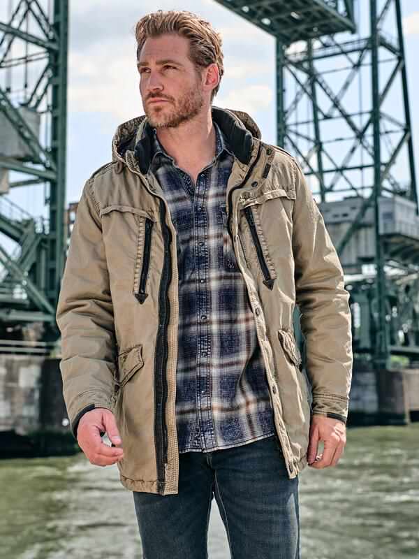 engbers Herren Jacke Beige regular uni von engbers