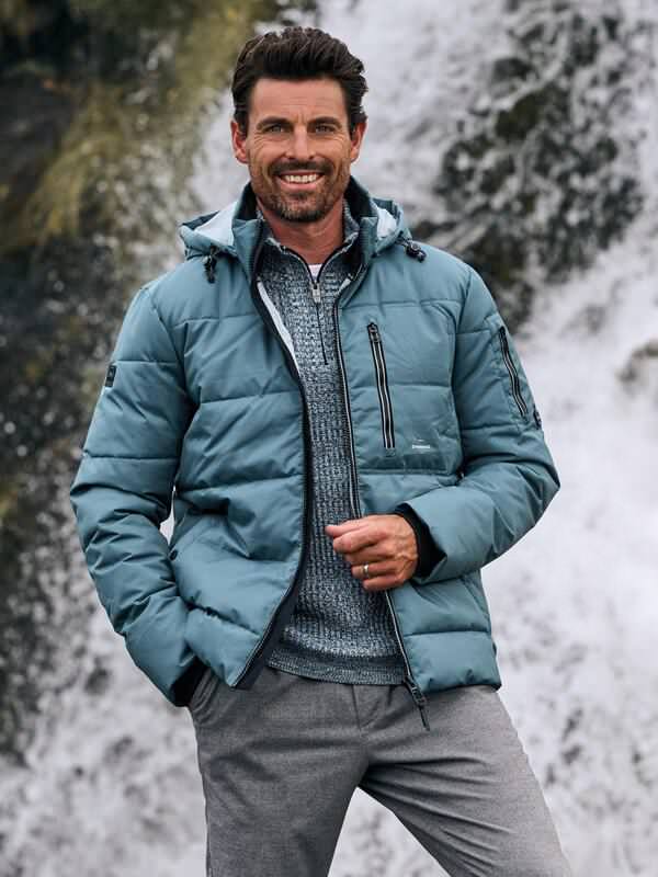 engbers Herren Jacke Türkis regular uni von engbers