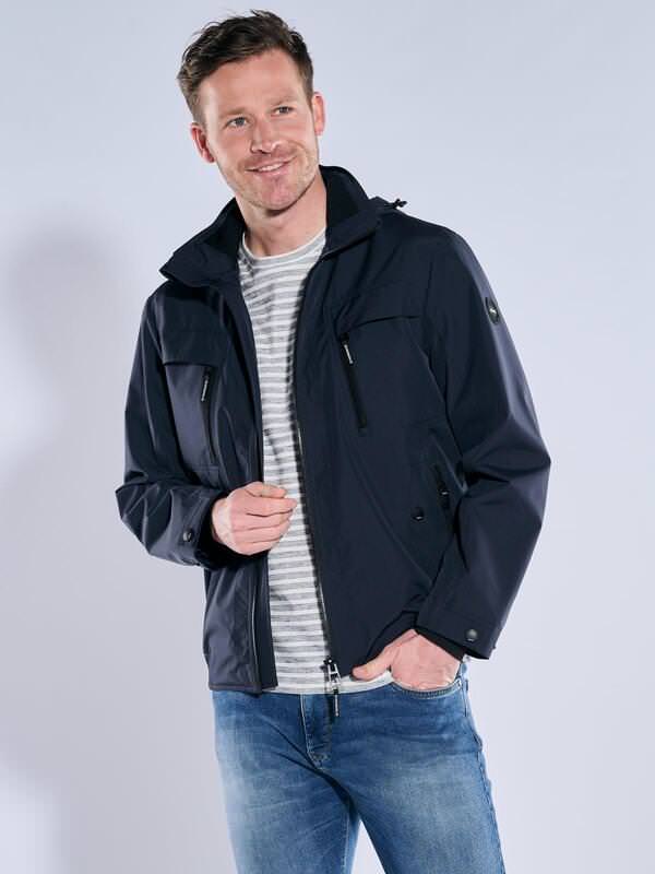 engbers Herren Funktionsjacke regular Blau uni von engbers