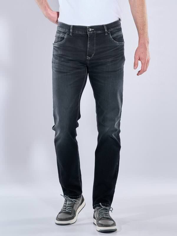 engbers Herren Jeans 5-Pocket Superstretch Blau regular uni von engbers