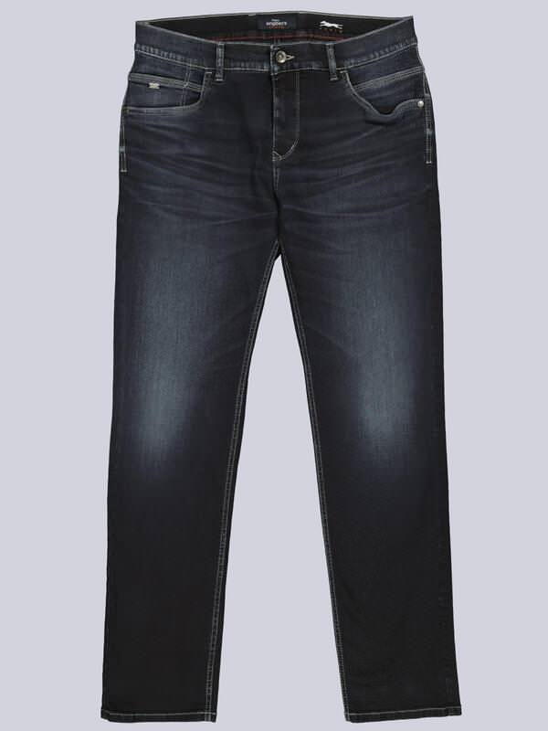engbers Herren Jeans 5-Pocket Superstretch Blau regular uni von engbers