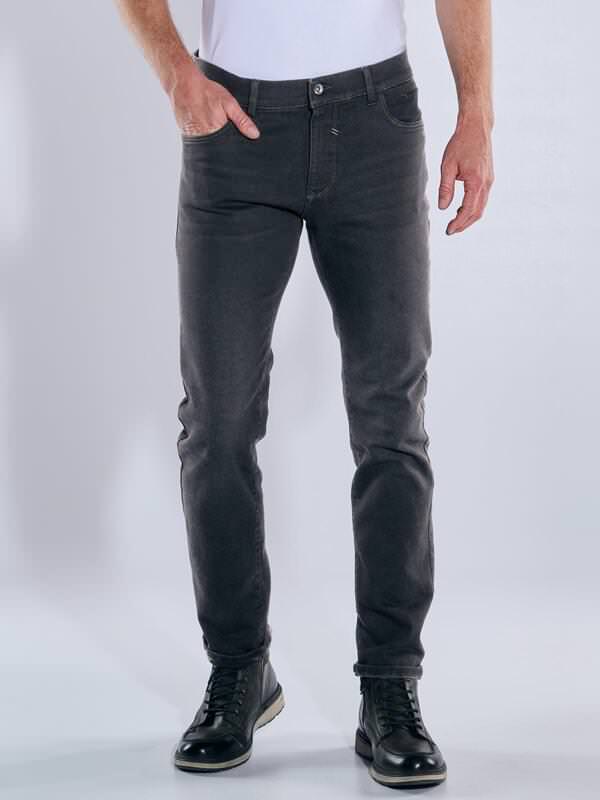 engbers Herren Jeans 5-Pocket Superstretch Schwarz regular uni von engbers