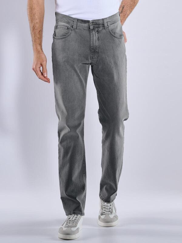 engbers Herren Jeans "My Favorite" Grau straight uni von engbers