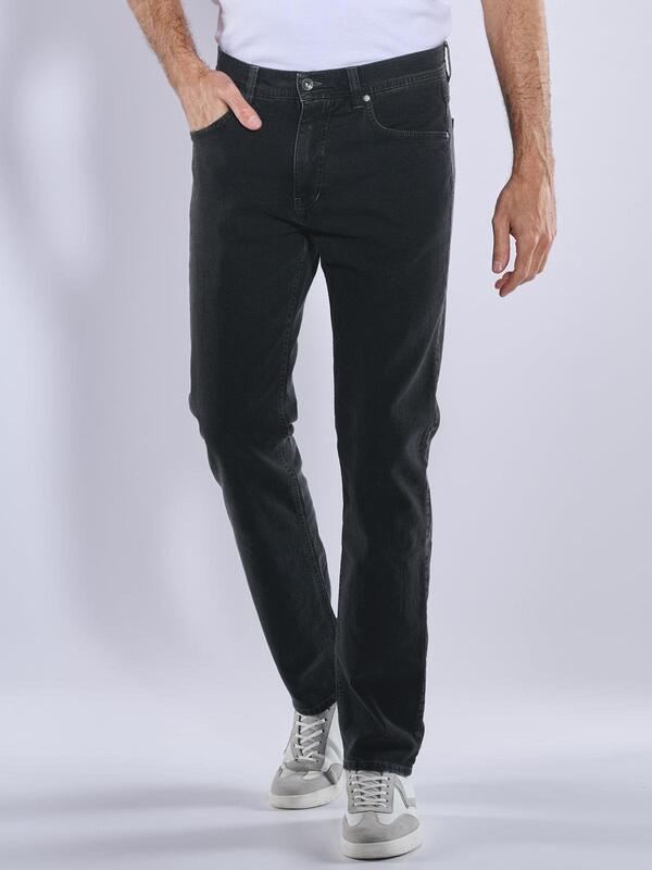 engbers Herren Jeans "My Favorite" straight Grau uni von engbers