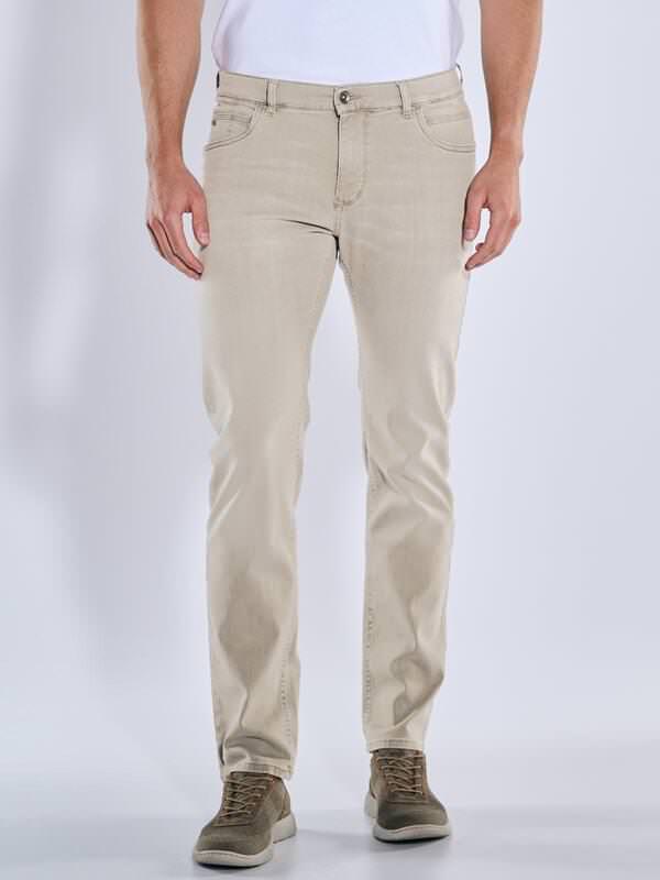 engbers Herren Jeans regular Beige uni von engbers
