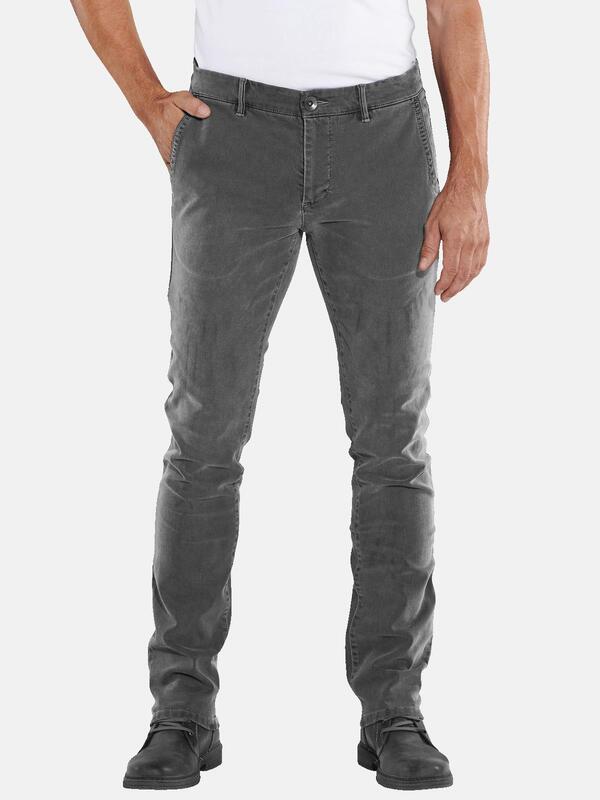 engbers Herren Jeans slim fit Grau uni von engbers