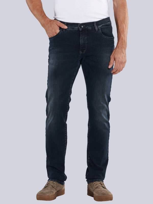 engbers Herren Jeans slim fit Blau uni von engbers