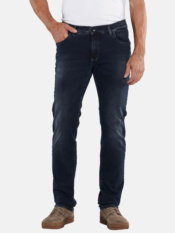 engbers Herren Jeans slim fit blau uni von engbers