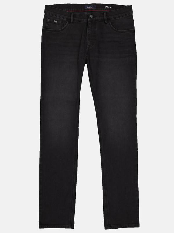 engbers Herren Jeans slim fit schwarz uni von engbers