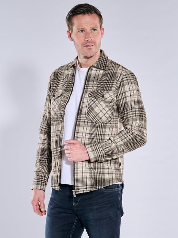 engbers Herren Karohemd Braun regular kariert Kent-Kragen von engbers