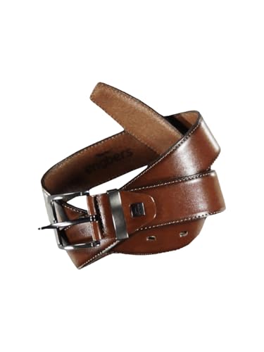 engbers Herren Ledergürtel Basic, 39708, Cognac in Größe 105 von engbers