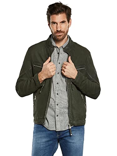 engbers Herren Herren Lederjacke aus Nubuk-Leder, 34214, 34214, Tannengrün in Größe 60 von engbers