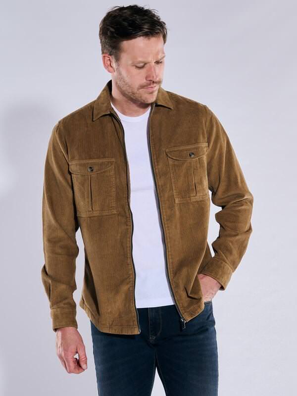 engbers Herren Overshirt uni Braun regular Kent-Kragen engbers Herren Overshirt uni Braun regular Kent-Kragen von engbers