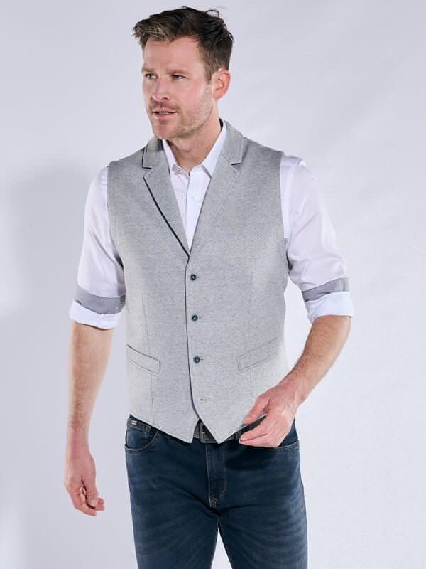 engbers Herren Sakko-Weste regular Grau gemustert engbers Herren Sakko-Weste regular Grau gemustert von engbers