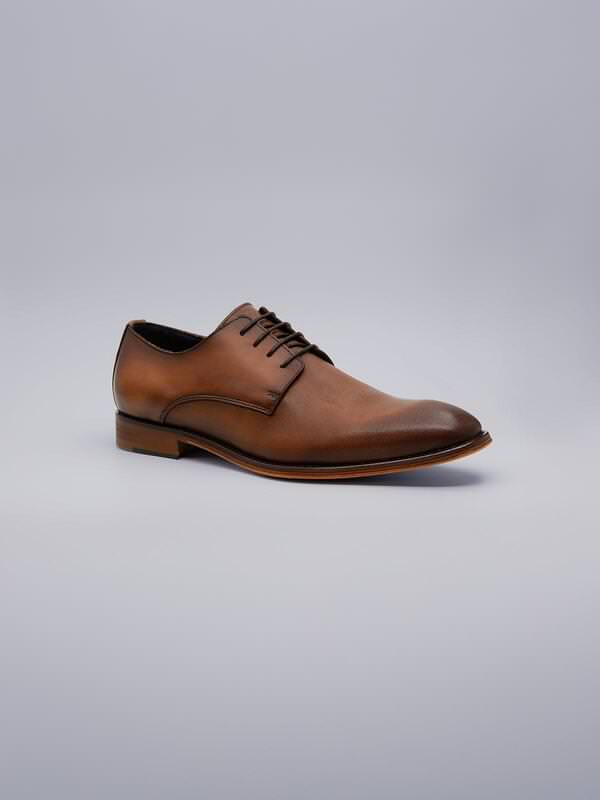 engbers Herren Business Schuh aus Leder Braun regular uni von engbers