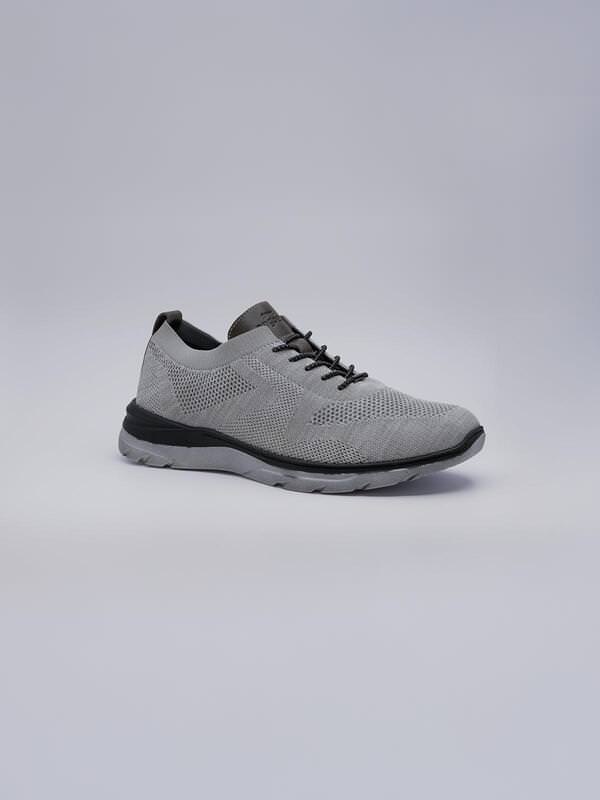 engbers Herren Sneaker atmungsaktiv Grau regular uni von engbers