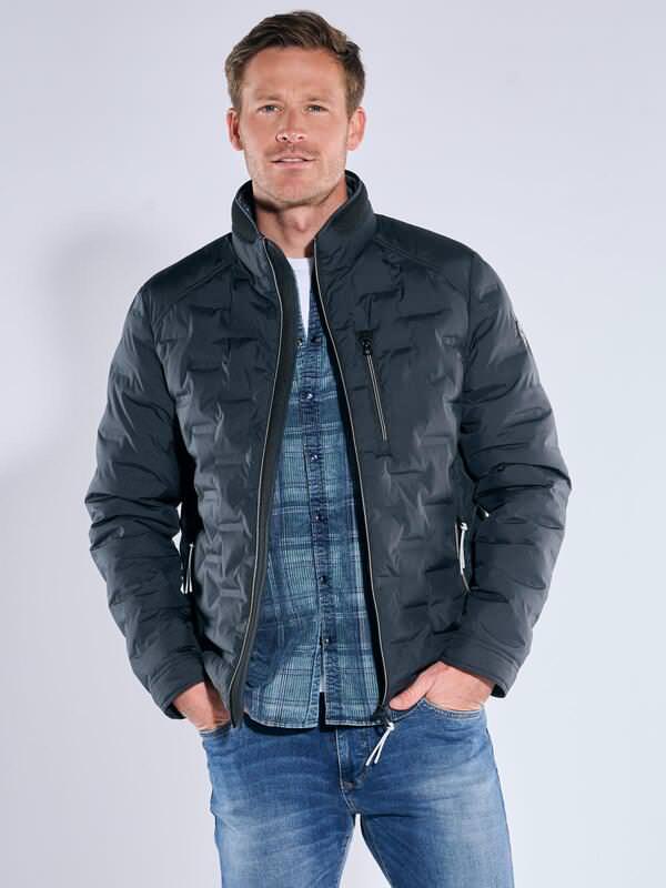 engbers Herren Jacke mit dezenter Struktur Blau regular uni engbers Herren Jacke mit dezenter Struktur Blau regular uni von engbers