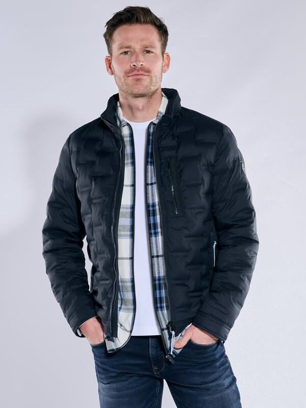 engbers Herren Steppjacke regular Blau uni von engbers