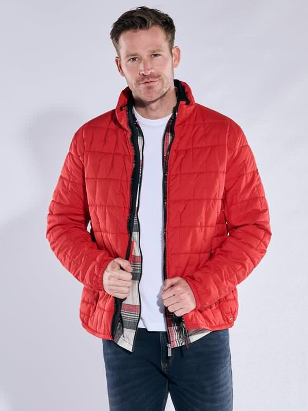 engbers Herren Steppjacke rot regular uni von engbers