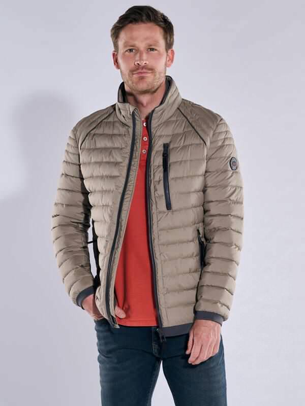 engbers Herren Steppjacke regular Beige uni von engbers