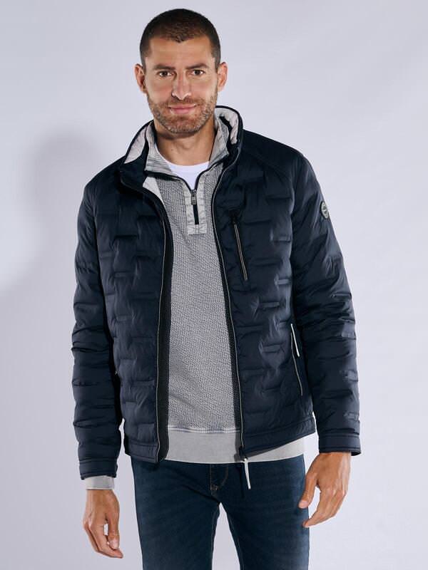 engbers Herren Steppjacke regular Blau uni von engbers